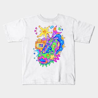 Sneaker Works - Something Blooms Kids T-Shirt